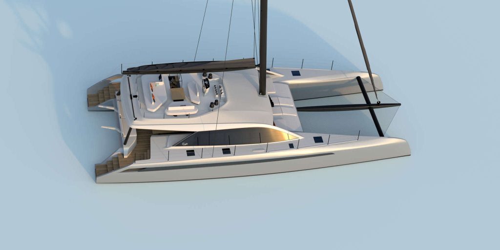 Construction underway on the first Gunboat 72V