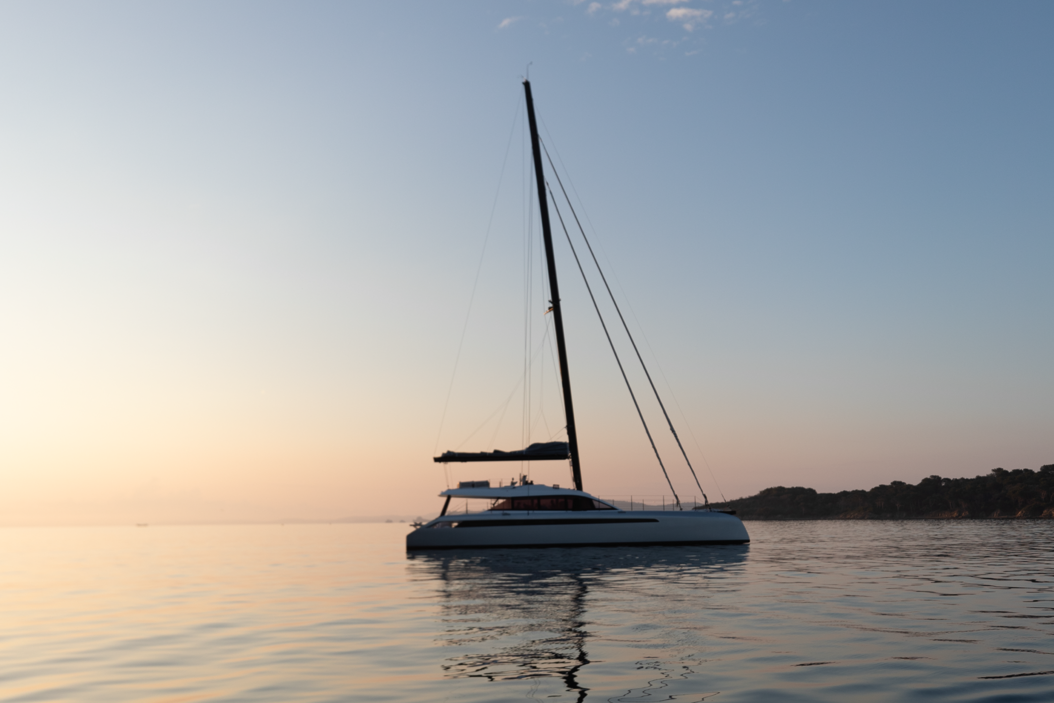 luxury catamaran cruising yacht
